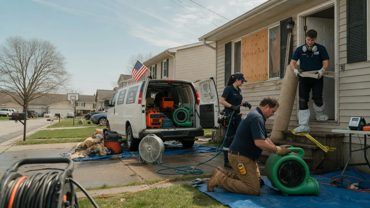 Water Damage Restoration in Branch, MI near me